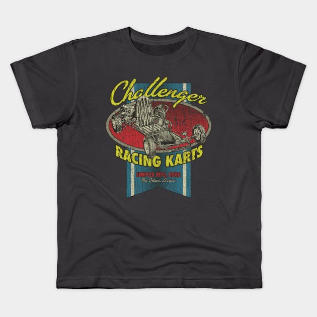 Challenger Racing Karts 1960 Kids T-Shirt by JCD666